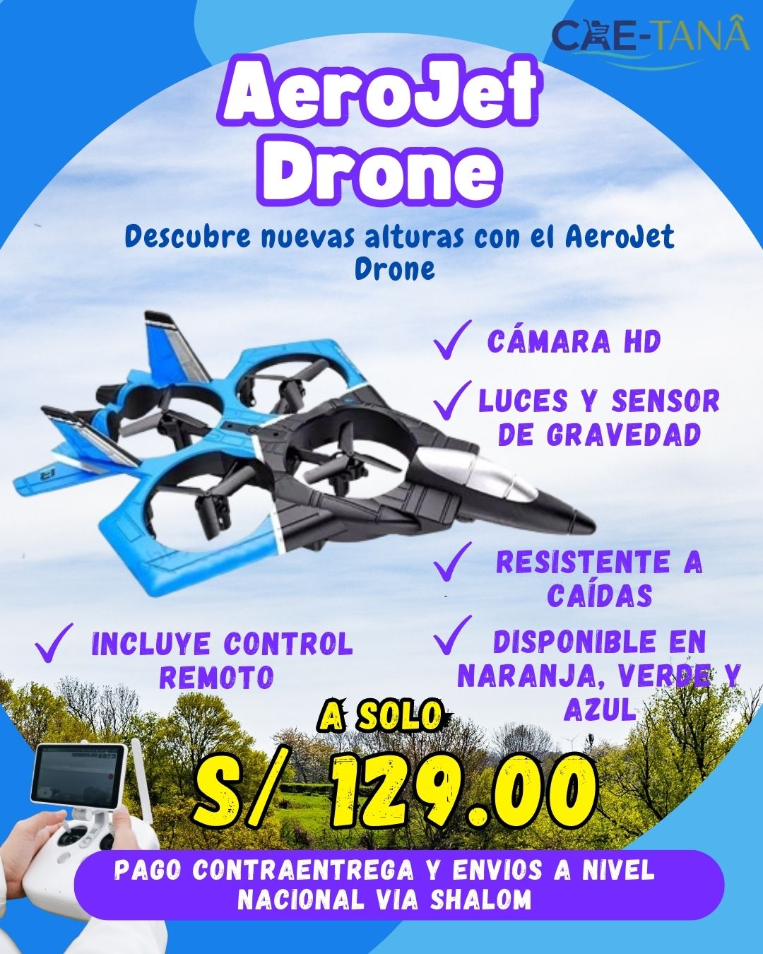 AeroJet Dron